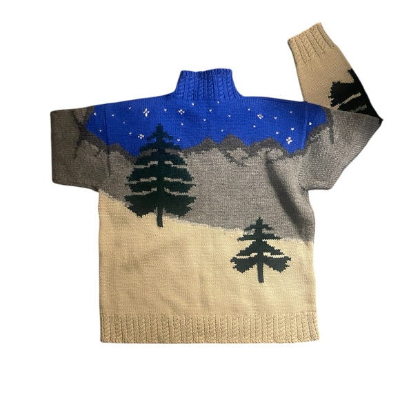 Ralph Lauren Hand Knit Skier Sweater NWT Small 100% Wool Ski Lodge Winter Cabin - Picture 5 of 9